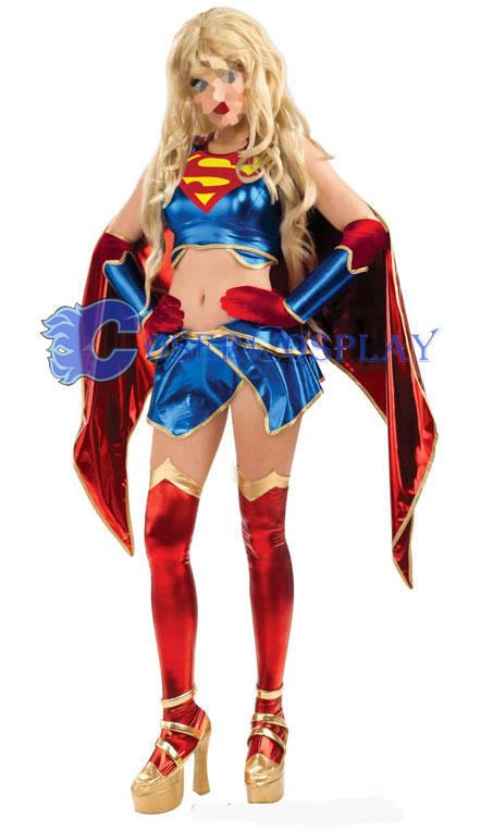 Superhero Superwoman Sexy Halloween Costumes For Women